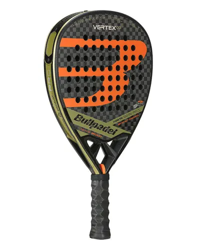 Rachetă Bullpadel Vertex 03 2023 neagră și portocalie, putere și control