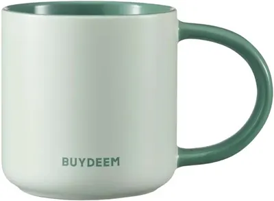 Ceașcă ceramică BUYDEEM - CD1018, 300 ml, verde