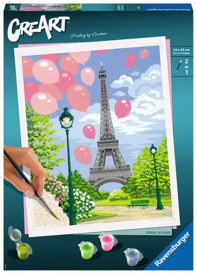 Set de pictură Ravensburger - Primăvară în Paris