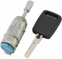 Butuc yala cilindru usa stanga fata cu cheie Techstar, compatibil Audi A6 C5 (1997–2005), cod OE 4B0837217 / 4B0837217A