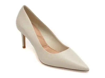 Pantofi eleganti ALDO albi, VERONE 121, din piele naturala