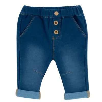 Pantaloni lungi copii Chicco denim, albastru, 08954-65MFCO