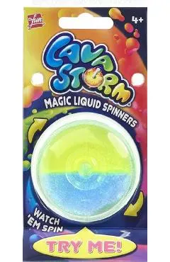 Titirez cu stralucire magica. Lava Storm albastru si verde neon