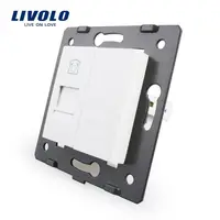 Modul Priza simpla telefon, RJ11 Alb