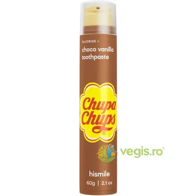 Pasta de Dinti cu Fluor si Aroma de Ciocolata si Vanilie Chupa Chup Vanilla 60g