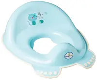 Scaun de toaletă anatomic Tega Baby - Dog & Kitten, albastru