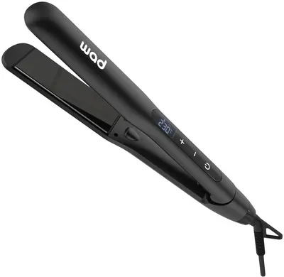 Placă de îndreptat părul WAD - ALESSA, 230°C, Titanium, negru