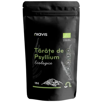 Tarate de Psyllium ecologice, 125g, Niavis