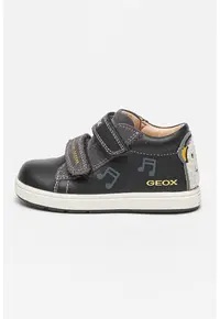 Pantofi sport din piele cu insertii din piele intoarsa Biglia - Negru/Albastru