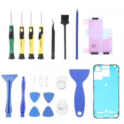 Kit Reparatii Jiafa JF-8182 pentru inlocuire Acumulator Apple iPhone 15 Pro Max, 21in1