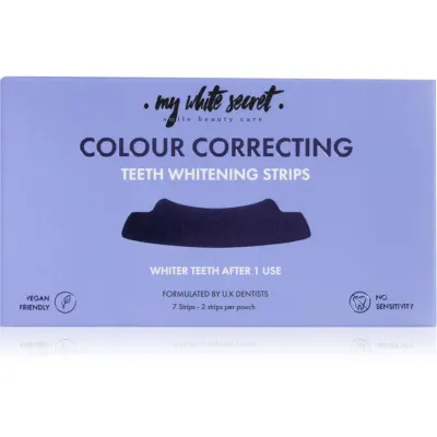 My White Secret Colour Correcting benzi pentru ablirea dintilor 7 buc