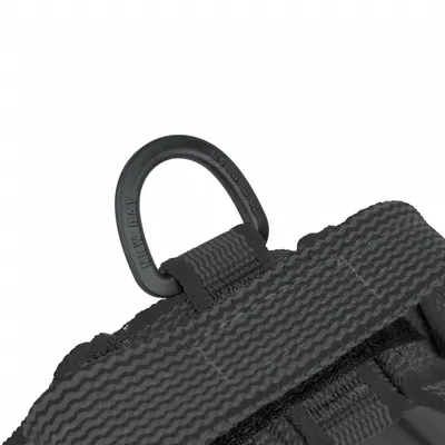 Ham ajustabil, negru, cu elemente reflectorizante, circumferința piept 63-85 cm