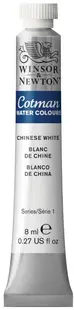 Vopsea pentru acuarelă Winsor & Newton Cotman - Alb, 8 ml