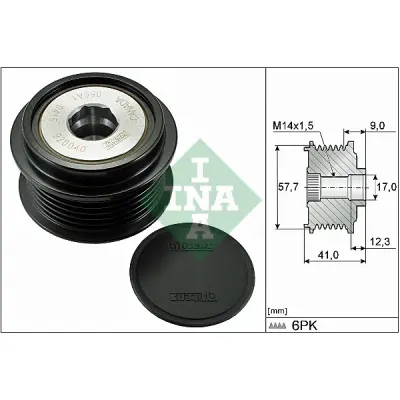 Sistem roata libera, generator INA 535 0313 10