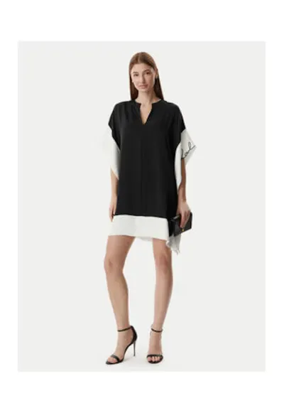 Rochie plaja - Alb/Negru