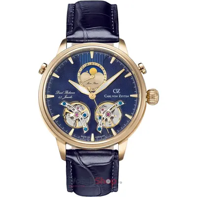 Ceas Carl&nbsp;von&nbsp;Zeyten Durbach CVZ0060GBLS Moonphase Automatic
