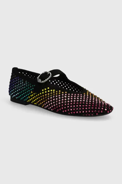 Kurt Geiger London balerini din piele intoarsa Mayfair Ballet Flat