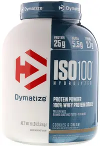 ISO 100, fursecuri și cremă, 2.3 kg, Dymatize