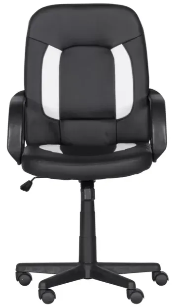 Scaun de gaming Carmen - 6516, negru/alb