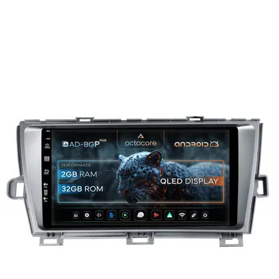 Navigatie Toyota Prius (2009-2014), Android, P-Octacore 2GB RAM + 32GB ROM, 9 Inch - AD-BGP9002+AD-BGRKIT089-S