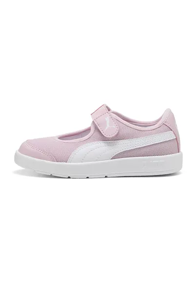 Pantofi sport Courtflex v3 Lina Mary Jane - Alb/Roz deschis