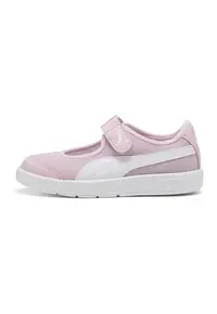 Pantofi sport Courtflex v3 Lina Mary Jane - Alb/Roz deschis