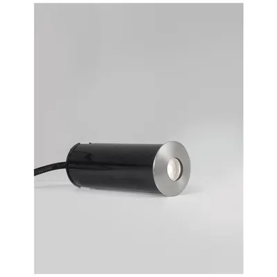 Lampa trepte BANG Satin Nickel Aluminiu LED 1 Wat 3 Volt 60Lm 3000K 50Hz, Beam Angle 40 degrees -IP67
