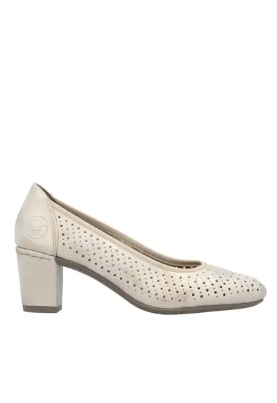 Pantofi casual - dama - 41057-60 - auriu - piele ecologica - Auriu
