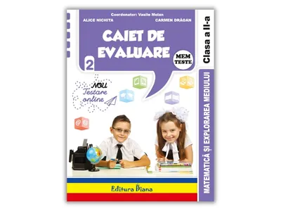 Caiet de evaluare - matematica si explorarea mediului teste clasa a II a