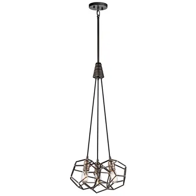 Corp de iluminat suspendat, lustra Rocklyn 3 Light Chandelier
