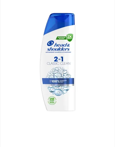 Head & Shoulders Classic Clean – Sampon si balsam 2 in 1 anti-matreata, 330 ml En-gros /6buc