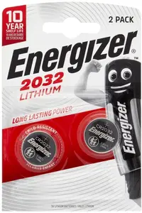 Baterii litiu Energizer - CR2032, 3V, 2 bucăți