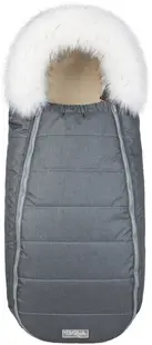 Sac universal de iarna pentru carucior cu lana de oaie DoRechi - Baby XS Grafit