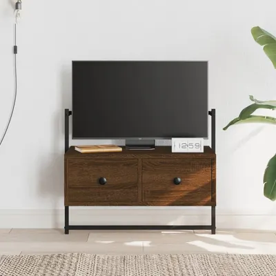 vidaXL Dulap TV montat pe perete, stejar maro, 60,5x30x51 cm, lemn