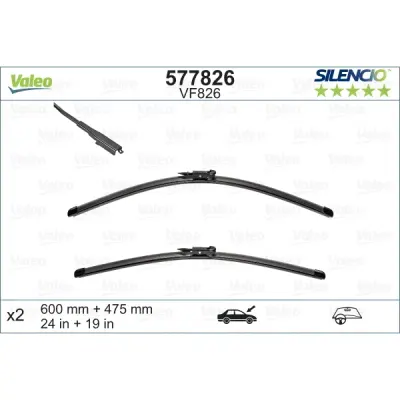 Lamela stergator VALEO 577826