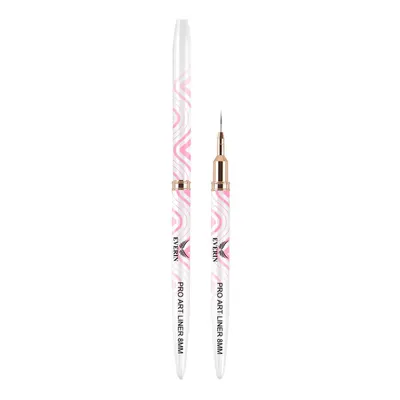 Pensula Pro Art Liner 8mm Pink Wave Everin - PAE-15