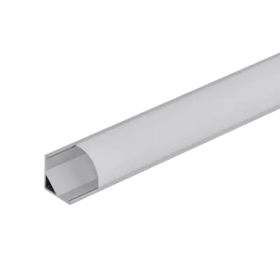 Profil aluminiu unghiular pentru benzi flexibile LED, 2m