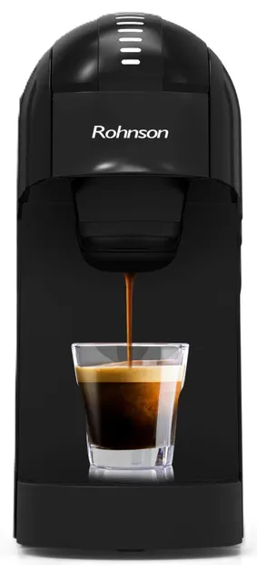 Aparat de cafea cu capsule Rohnson - R-98048B, 20 bar, 0.85 l, negru
