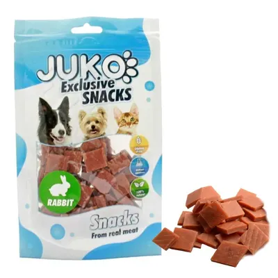 Snacks iepure 70 g: recompensă din carne pentru caini