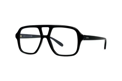 Loewe Slim Black Rectangular Eyeglasses