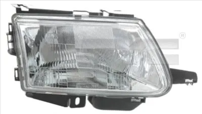 Far dreapta potrivit CITROEN SAXO 1996-2004 - (H4, electric, manual, fundal argintiu)