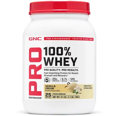 Proteina din Zer cu Aroma de Vanilie Testata Antidoping 769g