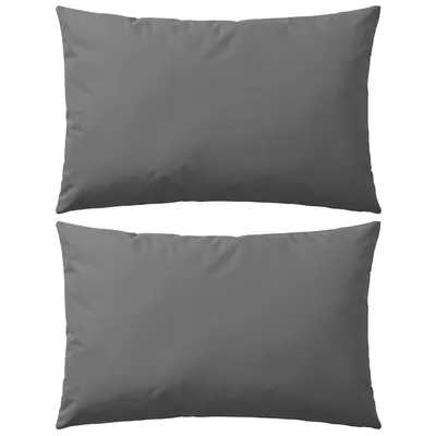vidaXL Perne de exterior, 2 buc., gri, 60 x 40 cm