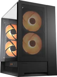 Cutie COUGAR - OmnyX, mid tower, negru