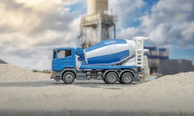 Jucarie - Camion betoniera - Albastru