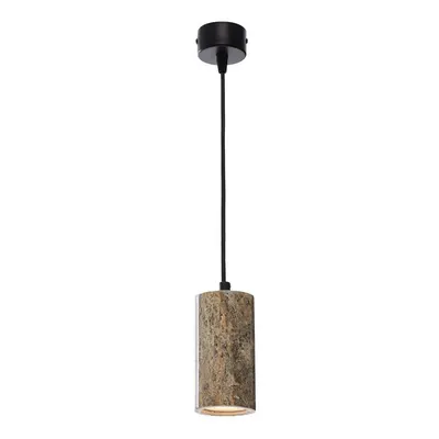 Lustră gri cu abajur din piatră ø 6,5 cm Selma – Opviq lights