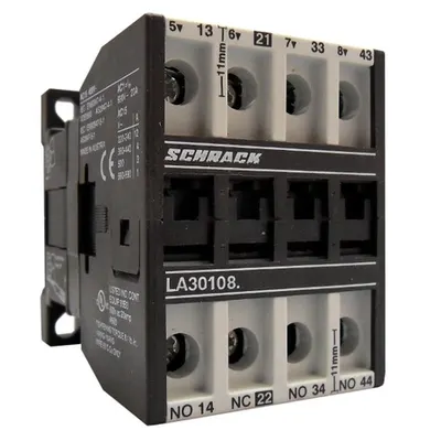 Contactor auxiliar 12A, 230VAC, 3ND+1NI