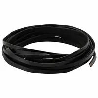 vidaXL Curea Din Piele 1 Negru 200 x 0,4 cm Piele