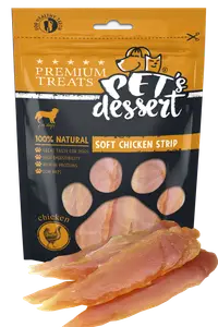 Pet s Dessert Dog Soft Chicken Strips 80g LSC-01
