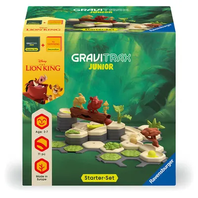 Joc de constructie Gravitrax Junior - Lion King - Set de baza Gravitrax Junior + extensia Disney